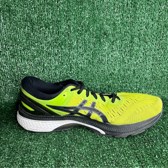 Asics Mens Gel Kayano 27 Green Black Running Shoes Sneakers Size 11.5 - Picture 6 of 12
